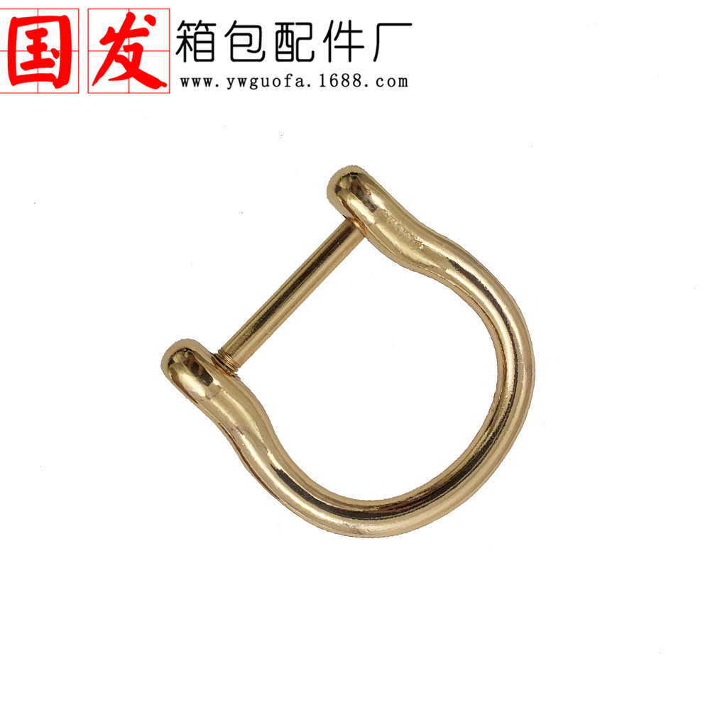 Botón de herradura de 6 puntos botón de herradura de mochila anillo D botón d botón de tornillo de bombilla botón en forma de U botón accesorios de hardware