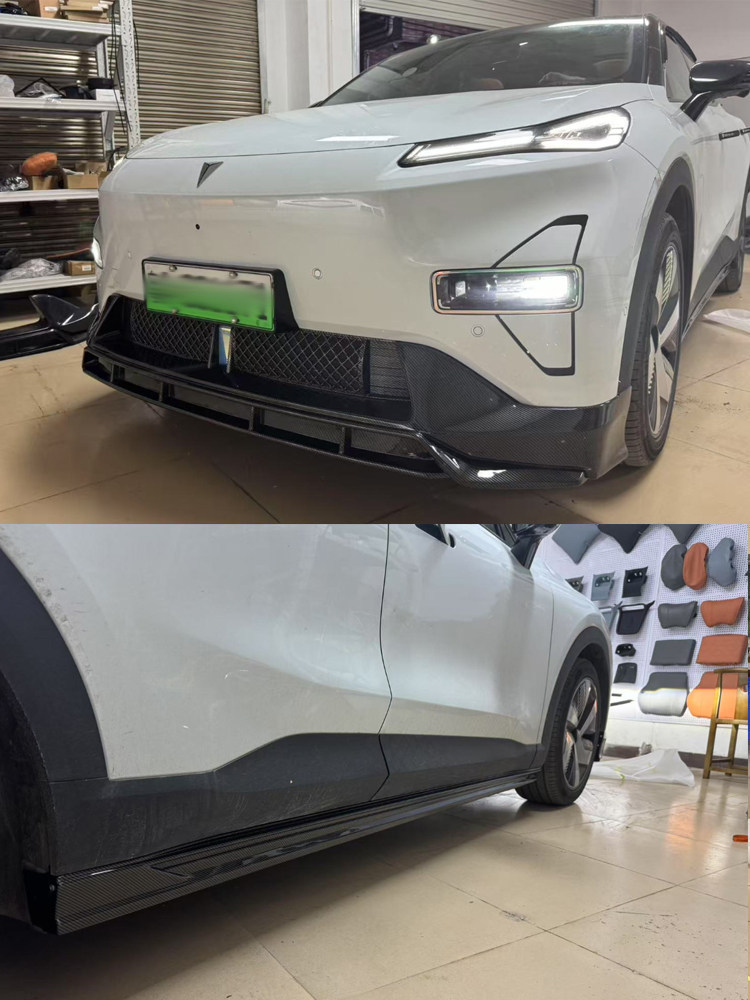 Deep Blue S05 Black Warrior front and rear body kit, including front lip, side skirts, rear lip, and rear wing