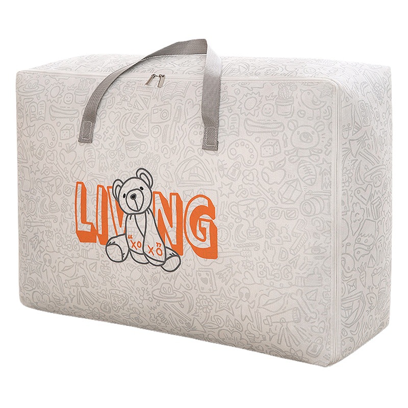 Bolsa de almacenamiento de edredón estudiante bolsa de embalaje en movimiento dormitorio edredón ropa a prueba de polvo bolsa de almacenamiento de gran capacidad engrosada impermeable