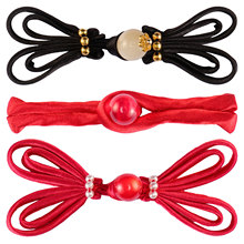 盘扣辅料扣子中式燕尾绕线玉头燕尾三圈复古汉服唐装手工旗袍纽扣