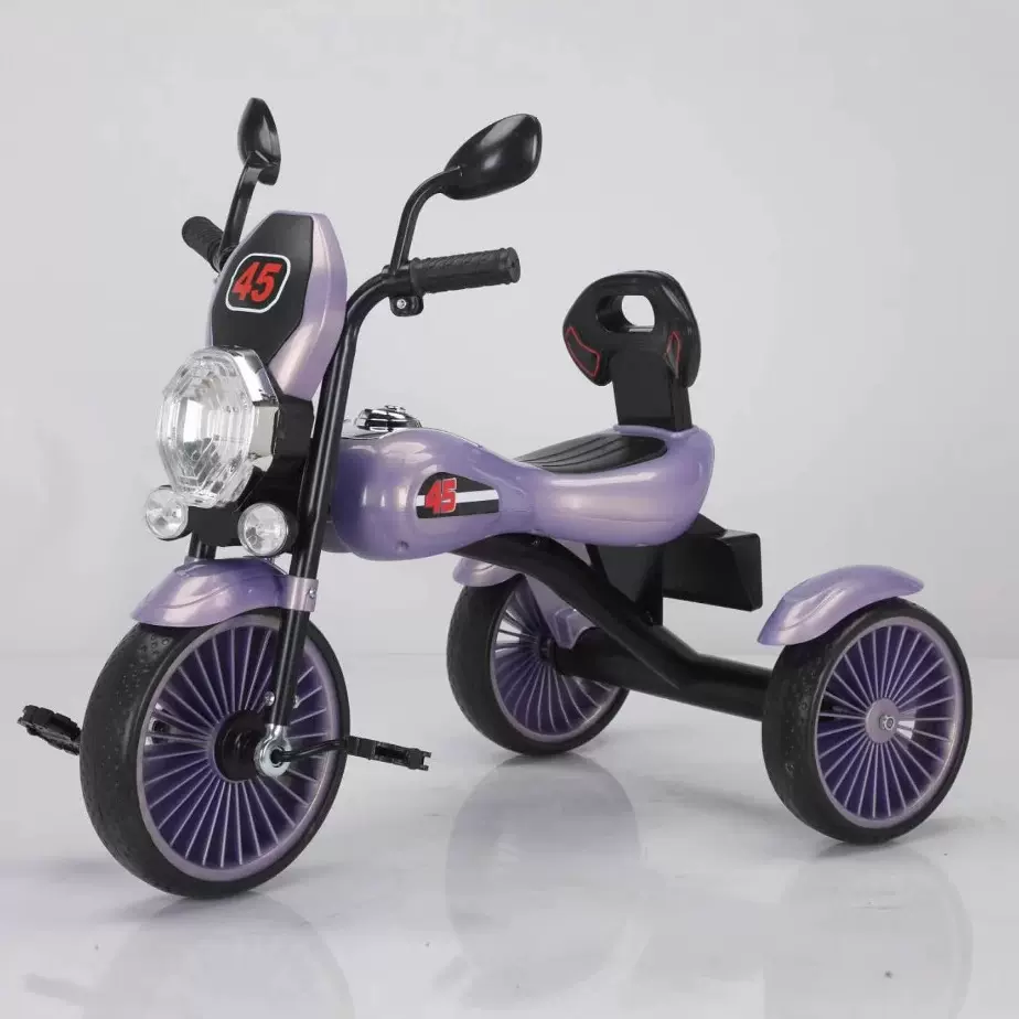 新款厂家 儿童三轮车脚踏车手推三轮车 脚蹬车外贸款童车批发