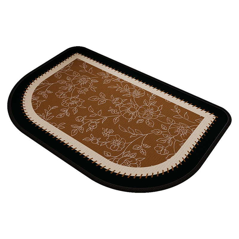 Baño antiguo fuerte absorción de agua esterilla retro de alta calidad sensación de puerta de baño anti-deslizante esterilla de pie seca rápida nuevo tipo