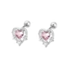 Platinum, fuchsia, moonstone