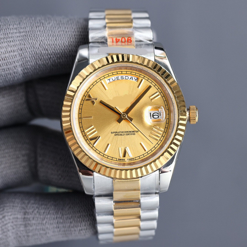 Cross-Border Dropshipping Laojia Water Ghost Men's Watch Daytona Fully Automatic Mechanical Log Black Green Dial Station Western Goods