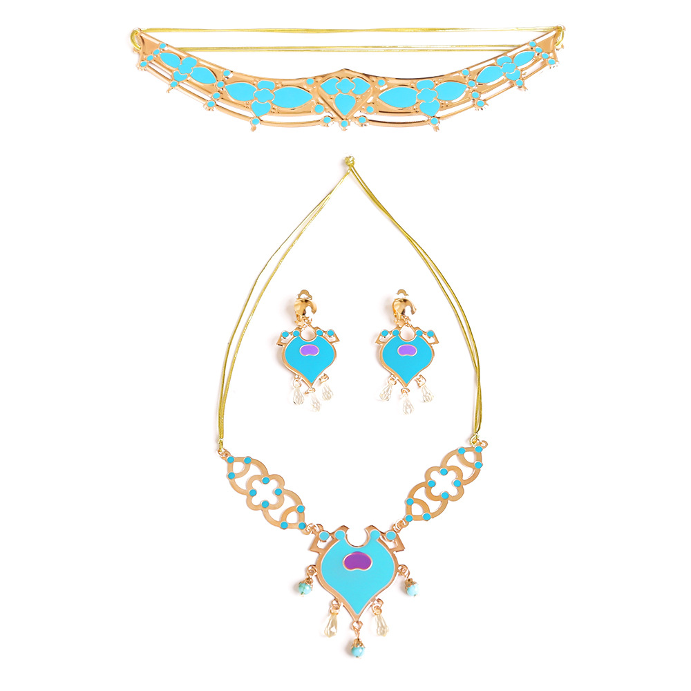 Jasmine Princess Jewelry Resumen Combinación de enlaces Accesorios COS de Halloween para niños al por mayor Comercio exterior transfronterizo Aladdin