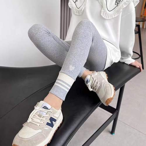 Children's Thermal Padded Leggings 2025 New Design for Older Children and Girls, Children's Sport Leggings for Outdoor Wear, Simple Style
