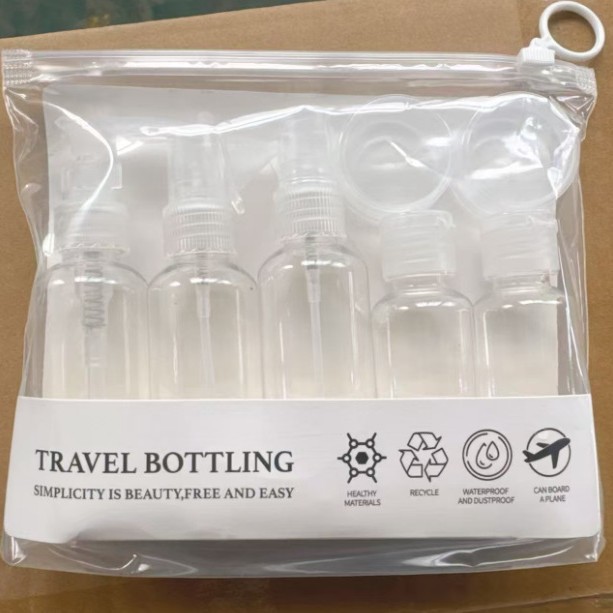 Botella de transporte conveniente para productos de cuidado de la piel, botella de aerosol de aceite esencial de crema de viaje