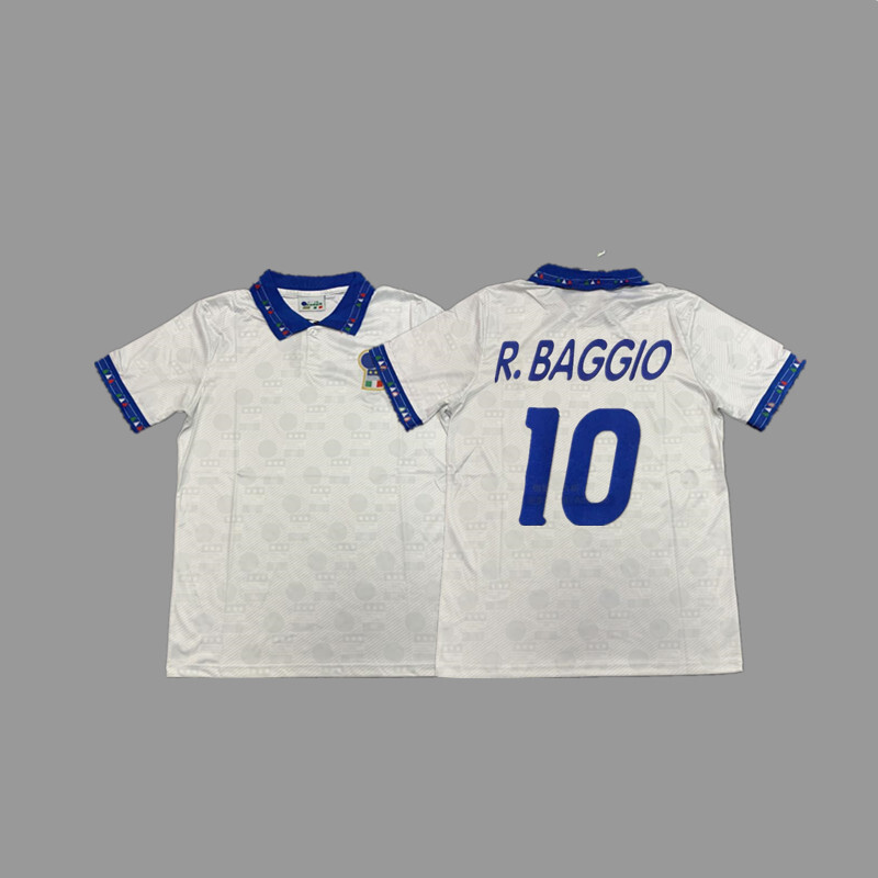 レトロジャージサッカーユニフォームイタリアユニフォームマルディーニバッジョピエロトッティカンナバロジャージ|undefined