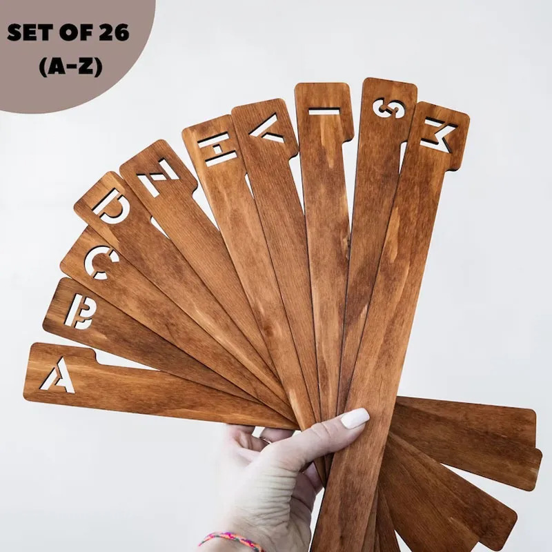 European creative wooden crafts bookmarks