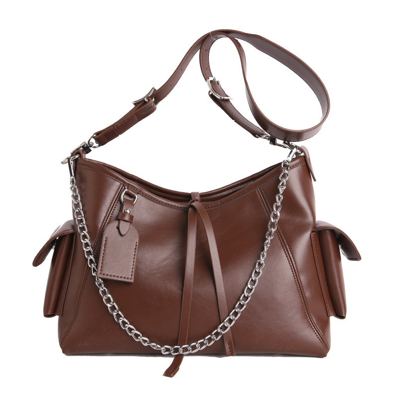 Bolso de lujo ligero de cadena de hombro bolso de brazo de venta caliente nuevo nicho coreano de textura alta bolsa de mochila