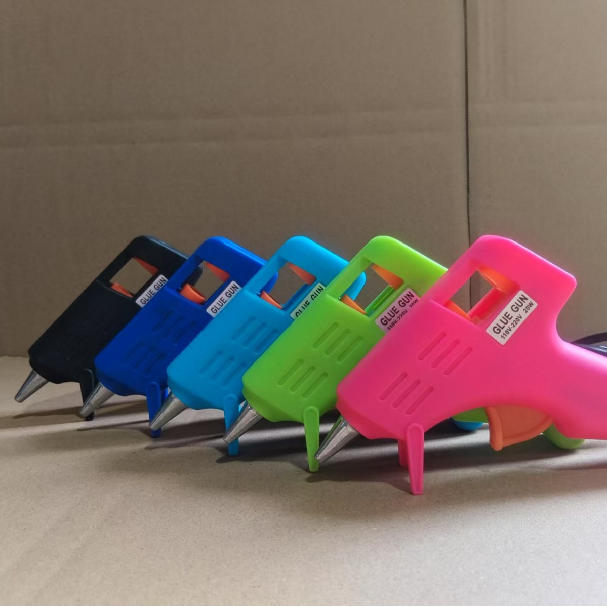 Pistola de pegamento termofusible para el hogar, herramienta dispensadora de pegamento pequeña para bricolaje, pistola de pegamento eléctrica, pistola de pegamento caliente