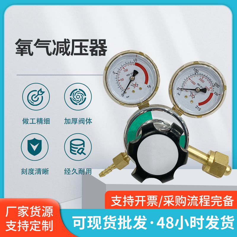 现货防震氧气减压器高压减压阀气瓶减压阀仪表仪器宁波厂货源