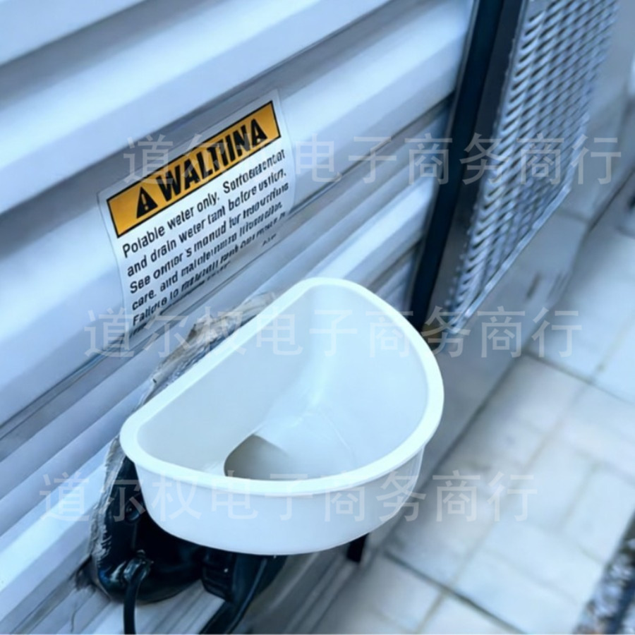 Cross-border bestseller 3D printed RV freshwater storage tank filling funnel suitable for adding water to various RVs and trailers