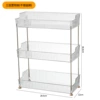 Three-tier storage rack (without gold-plated feet)