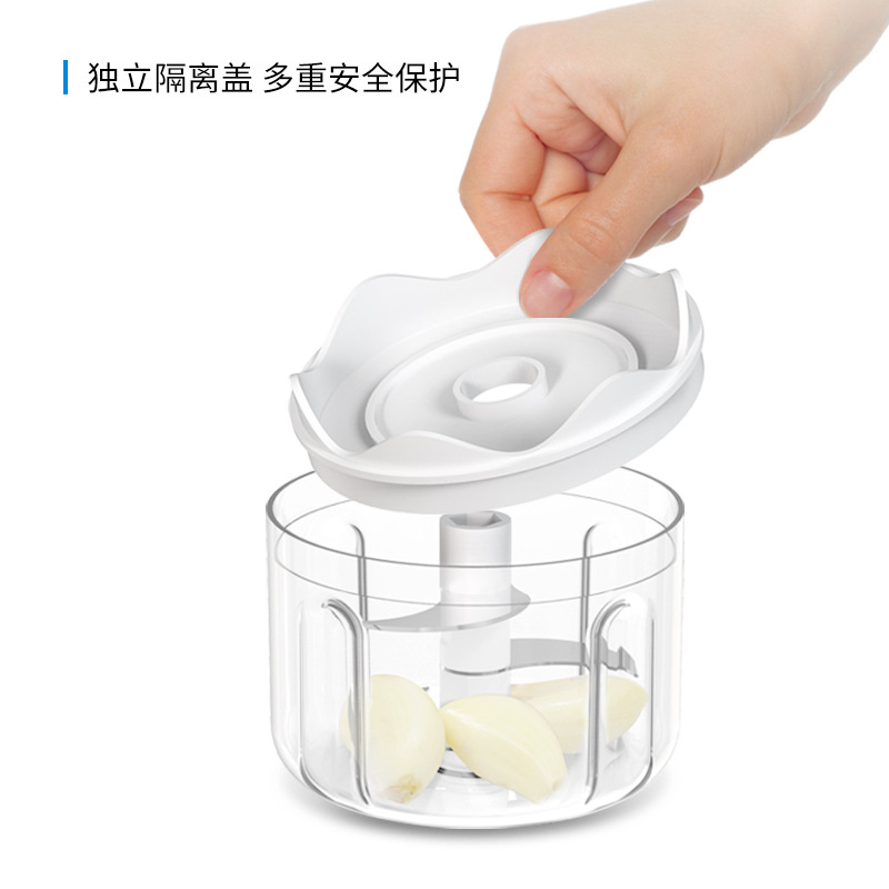 Mini amoladora de ajo eléctrica inalámbrica Extractor de ajo amoladora de ajo artefacto prensa de ajo amoladora de ajo