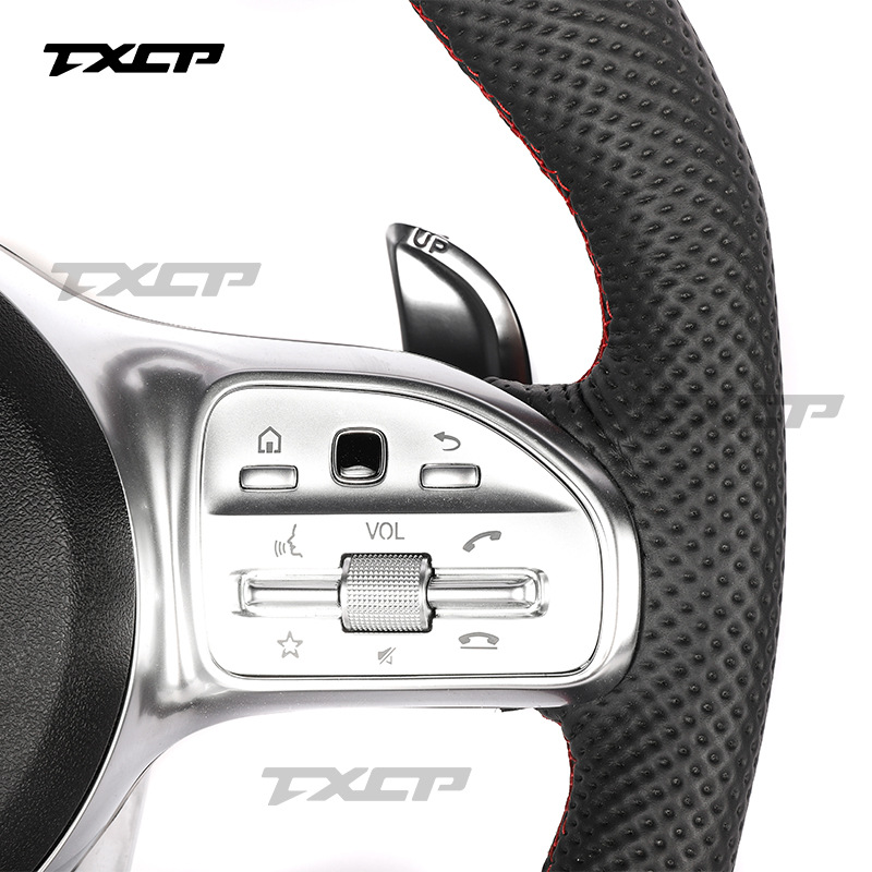 Suitable for Mercedes-Benz A/C/E/G/S/E-class GLC GLAW205W204 modified and upgraded genuine leather car steering wheel