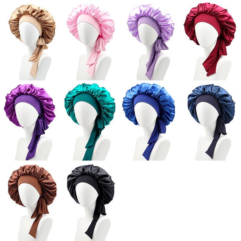 Mujeres Color Sólido Color Sólido Sin Alero Gorro Pelo display picture 1