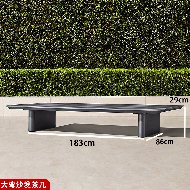 Sofá al aire libre patio villa residencial hotel jardín balcón terraza combinación de ocio al aire libre impermeable ocio duradero