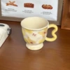 Бабочковый бокал, жёлтый