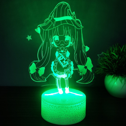 Cross-border direct supply of Honor of Kings mobile game series creative 3D night light gift table lamp LED bedroom bedside table lamp
