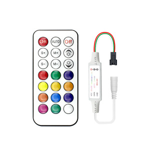 5-24V 21 key wireless mini magic color controller RGB full color running horse dimming LED strip controller