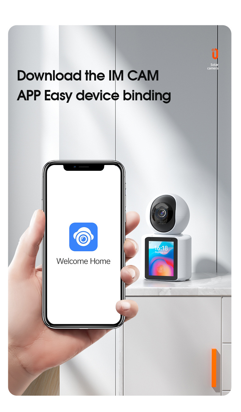 Video Surveillance Camera One-Click Call Two-Way Communication Home Elderly Child Care Monitor_voghion.com