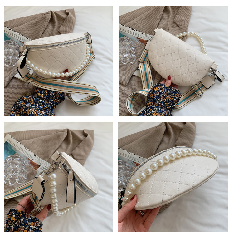 trendy pearl chain shoulder messenger chest bagpicture20