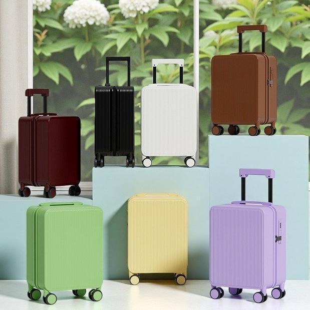 New 16-inch Lightweight Wear-resistant Luggage Case Small Aviation Business Men's and Women's Trolley Case High-value Zipper Suitcase