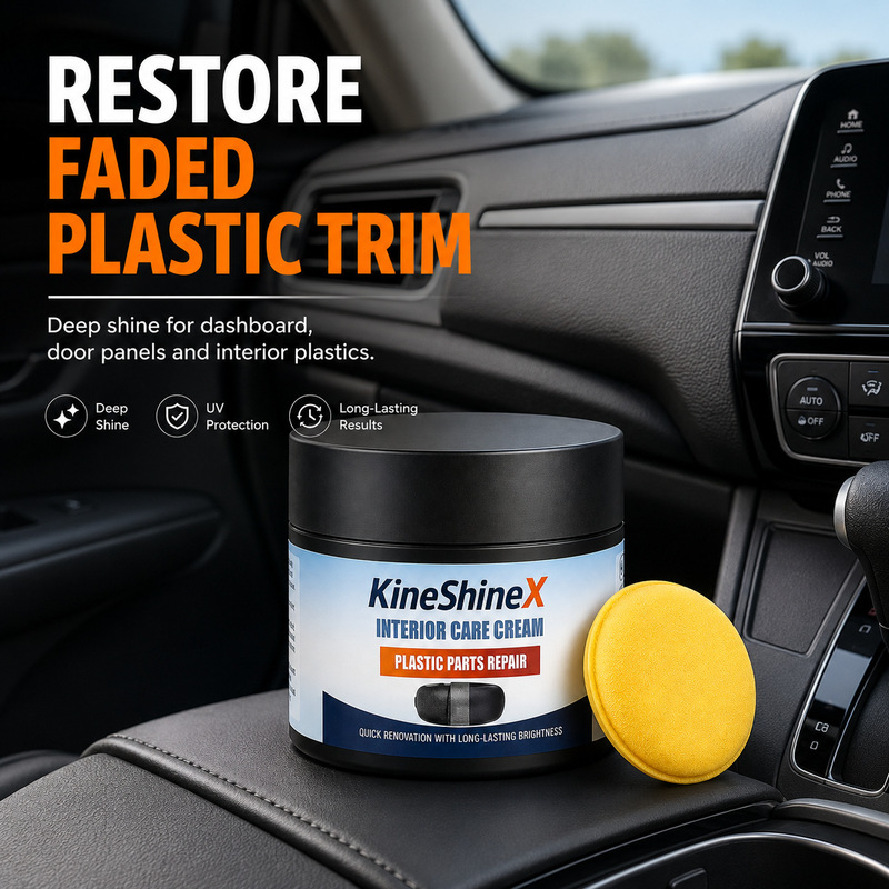 Kineshinex Car Plastic Scratch Refurbishment Paste Effectively Refurbishes Car Plastic Interior Polish and Cleaning Paste