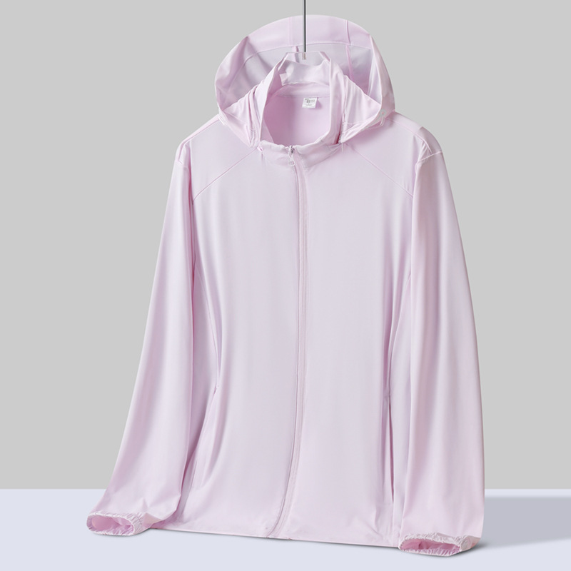 Ropa de protección solar UPF50 + ropa de protección solar de mujer al aire libre para hombres, gorra de borde grande desmontable con hielo, ropa de piel transpirable de verano image 7