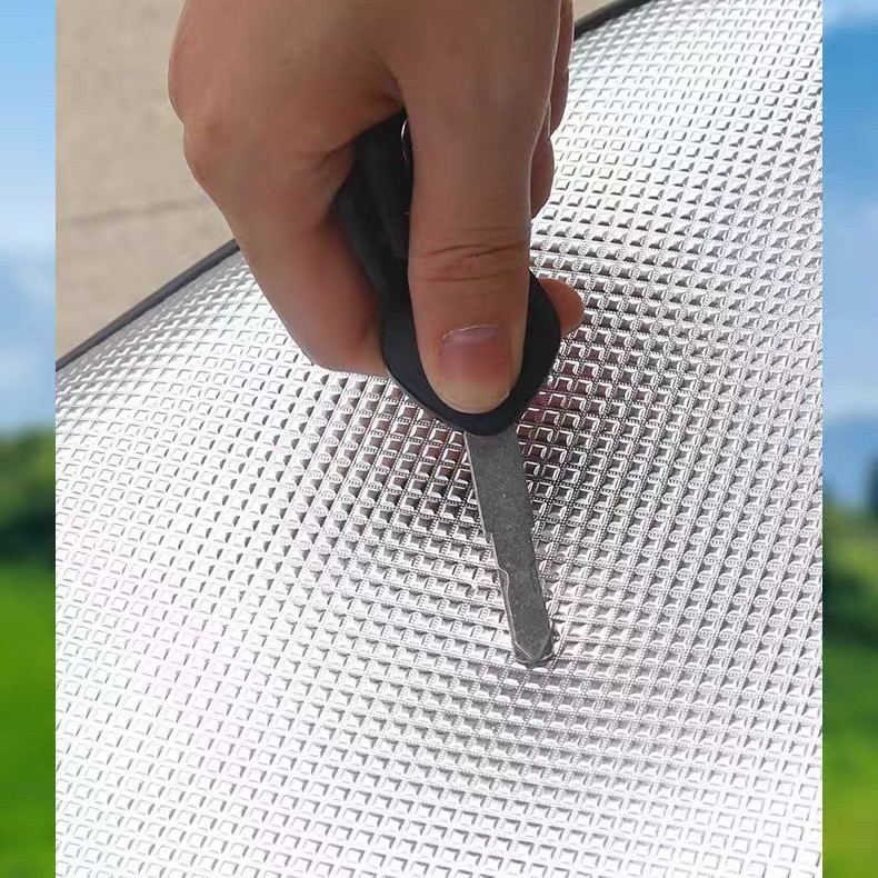 Verano plata protector solar cojín cubierta nuevo estándar nacional cojín de aislamiento térmico para vehículos eléctricos aumentar cubierta de asiento cubierta de cuero a prueba de lluvia