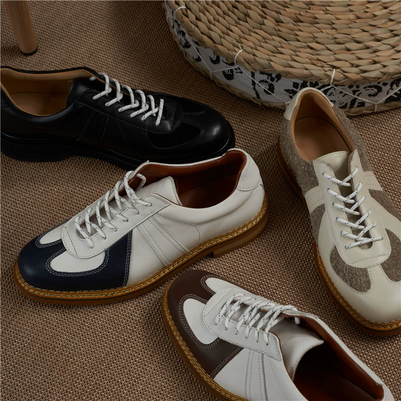 Модные и удобные мужские кожаные туфли в британском стиле, ретро, ручной работы, высококачественные повседневные кожаные туфли, мужские кроссовки из натуральной кожи.