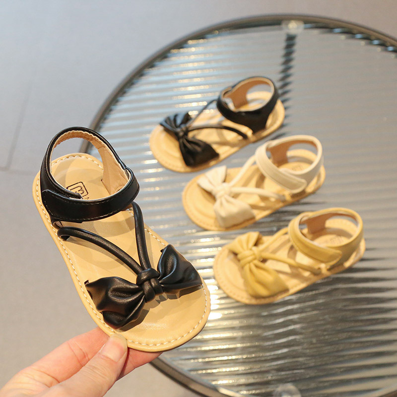 Korean version of casual sandals with soft soles, baby walking summer girls beach shoes, 2023 children's shoes_voghion.com