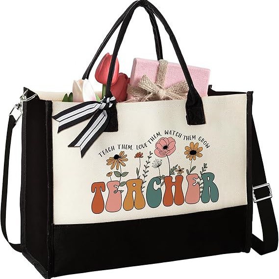 Bolso Tote con estampado de patrón de impresión de moda de color de contraste transfronterizo Bolso de hombro doble en blanco y negro de gran capacidad Arte de alta gama