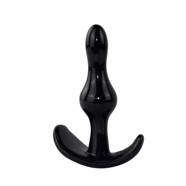 One-bead anal plug (black)