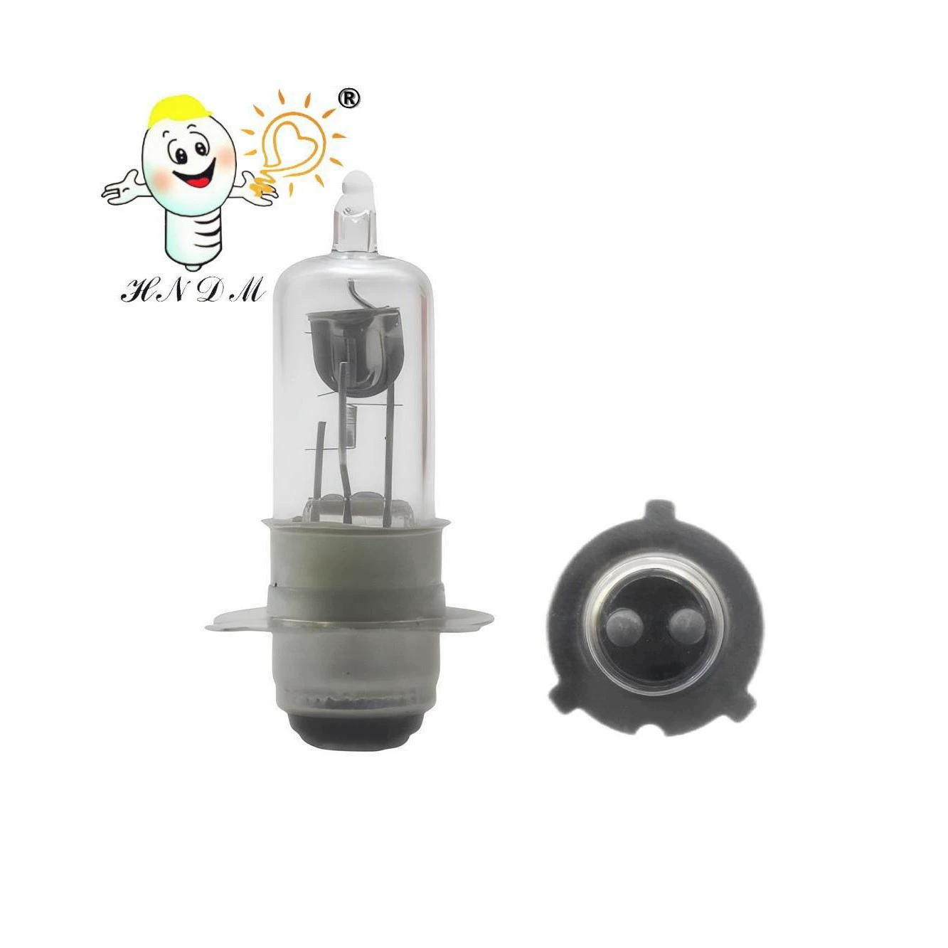 Лампа для мотоцикла 12V35/35W P15d-25-3, трехкогтевая антибликовая фара, галогенная фара