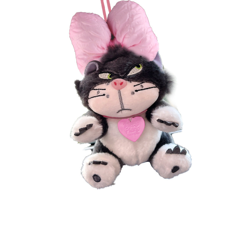 Lucifer gato colgante de coche colgante de coche espejo retrovisor creativo decoración muñeca muñeca decoración de coche adorno