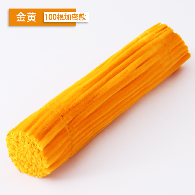 Macarón torsión varilla de cifrado ramo de terciopelo hecho a mano DIY material paquete de juguetes inteligentes fuegos artificiales raíz de pelo colorido