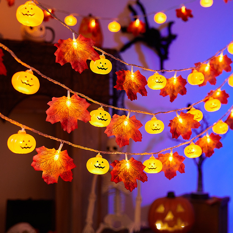 ハロウィーンカボチャの頭のランプの幽霊の目のコウモリの雰囲気感のカラーランプの室内外の装飾の太陽エネルギーのランプの列|undefined