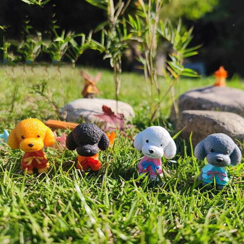 Puppy Teddy Manufacturer wholesale moss micro landscape ornaments PVC crafts DIY landscaping accessories accessories materials