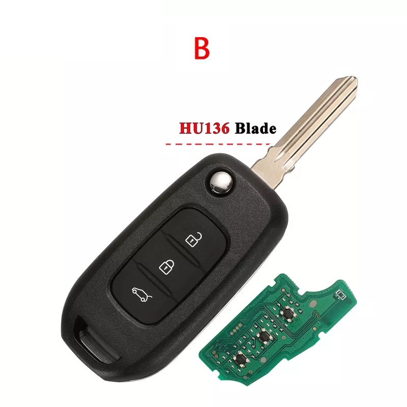 Para Renault 3 clave tarjeta inteligente clave PCF7961M 4Achip 433MHz CWTWB1G767