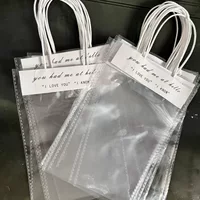 Прозрачная сумка ins, маленькая забавная подарочная сумка, сумка для ювелирных изделий, сумка для гипсовой куклы, подарочная сумка для компаньона, школьная сумка