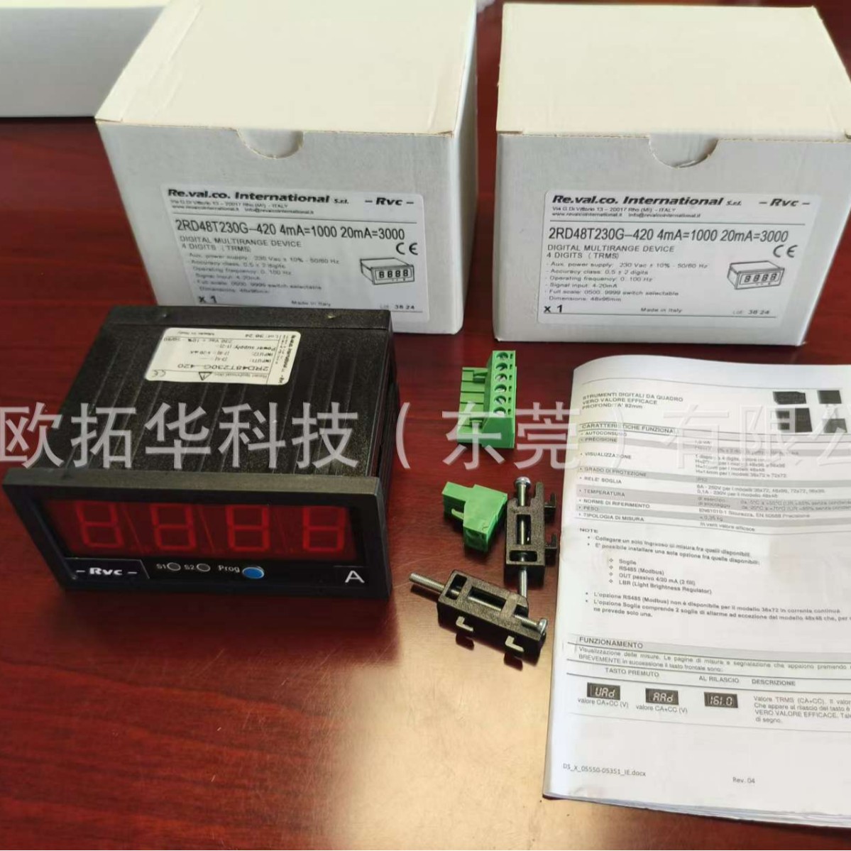 意大利原装REVALCO /雷瓦尔科2RD48T230G-420 数字电流表