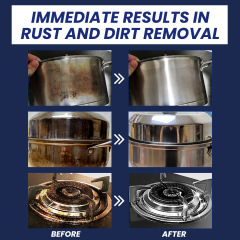 JAKEHOE 不鏽鋼清潔膏 廚房灶台不鏽鋼鍋具頑固污漬黑垢清潔去污