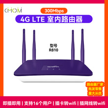 4G无线WIFI路由器/便携式/外置天线/USB数据线供电 可插卡300Mbps