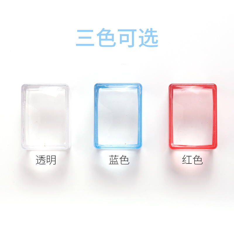 Internet celebridad nuevo clavo sello de uñas rectangular transparente sello de silicona DIY transferencia trabajo producción francés clavo