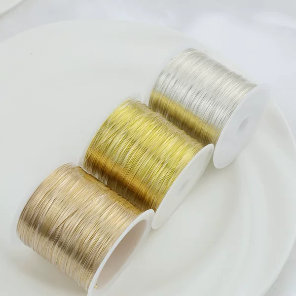 100 meters color retaining alloy copper wire is not easy to break diy binding flower fixed flat for winding flower velvet flower antique jewelry accessories
