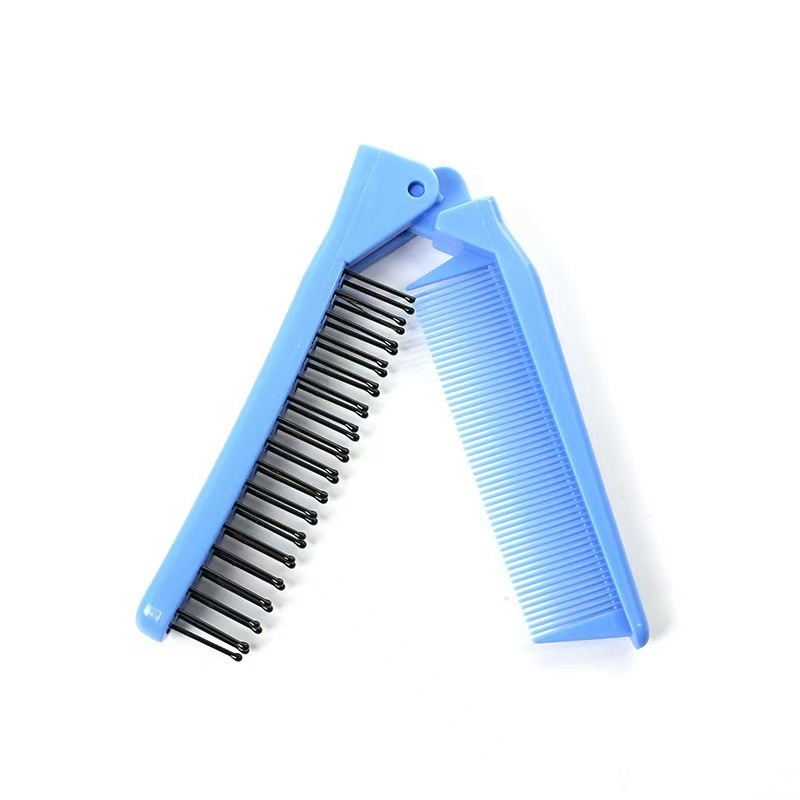 peine plegable portátil para niñas peinado especial masaje peinado bandeja de cabello trenzado peinado de viaje de dos usos para niños