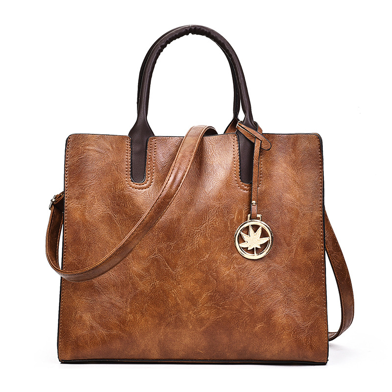 Large Capacity Women's Bag New Arrival Mother and Mother Bag European and American Big Bag Multi-Piece Set Fashionable Simple Shoulder Bag