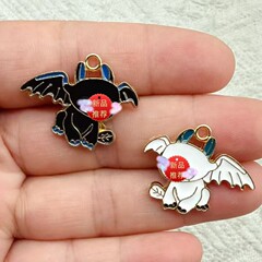 漫画アニメペンダントドラゴン合金滴下オイルアクセサリー DIY イヤリングキーホルダーネックレスバッグペンダント